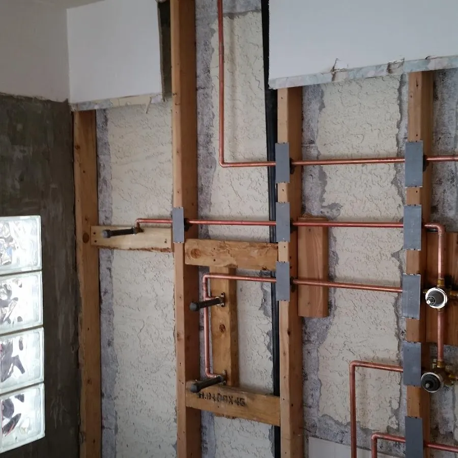 Copper pipe installation for Burst Pipe Repair in Allouez